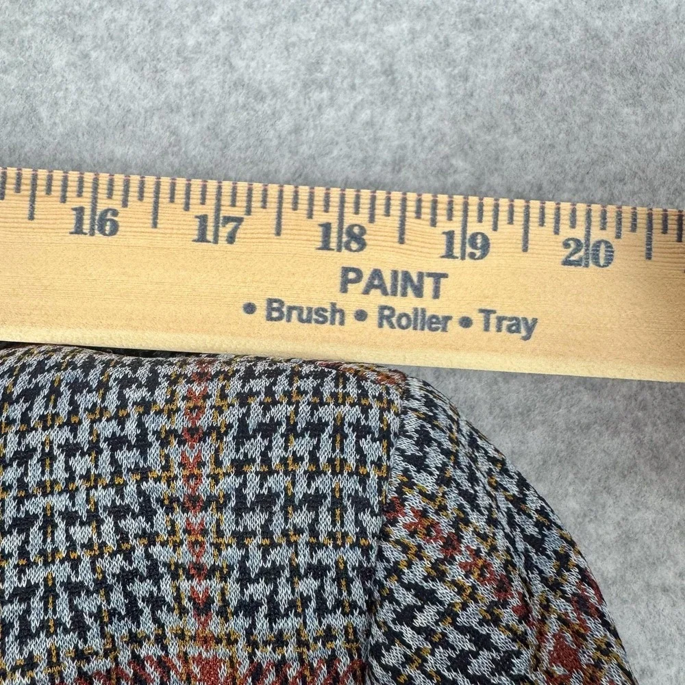 Vintage Towncraft Blazer Mens 38R Gray Plaid Wool‎ Tweed Sport Coat Retro USA